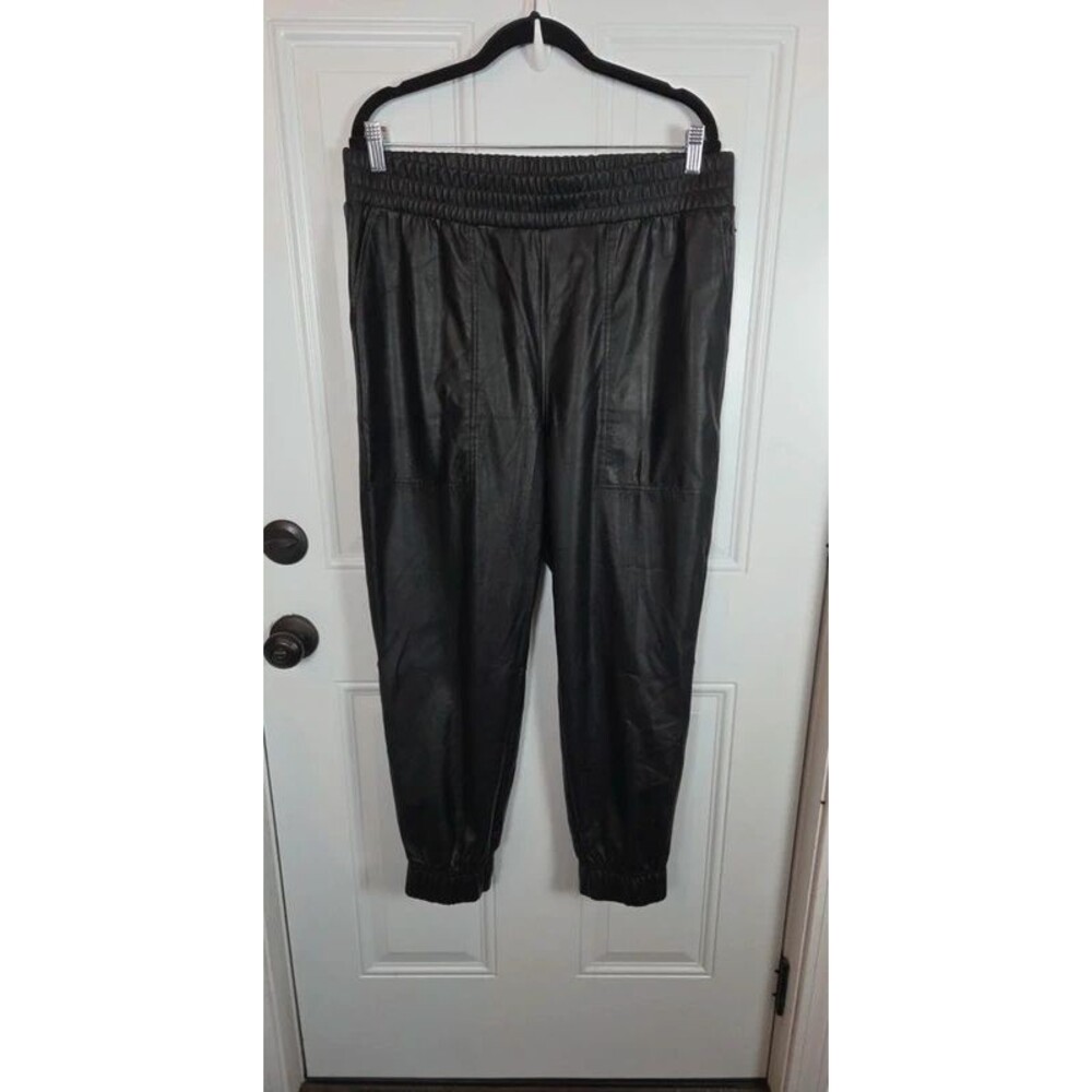 Calia Faux Leather Jogger Pants Size L